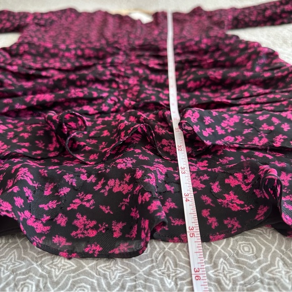 New! ASTR the label Claremore Ditsy Floral Long Sleeve Mini Dress Size XL - Picture 12 of 16